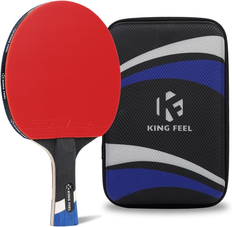 KINGFEEL Professional Ping Pong Paddles-Lightweight Carbon Fiber Table Tennis Rackets with 7-Ply Blade, 2.0mm Premium Sponge, ITTF Approved Rubber - for Tournament-Level Performance Table Tennis Paddles - Image 5